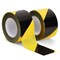 2 Pack Caution Tape Roll, Black and Yellow Stripes, High Visibility Barricade Tape, 2.8 In Wide (660 Ft Rolls)